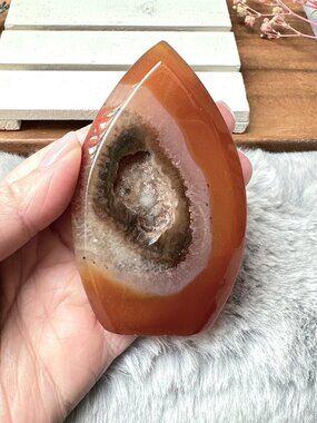 Beautiful Small Carnelian Flame/Free Form